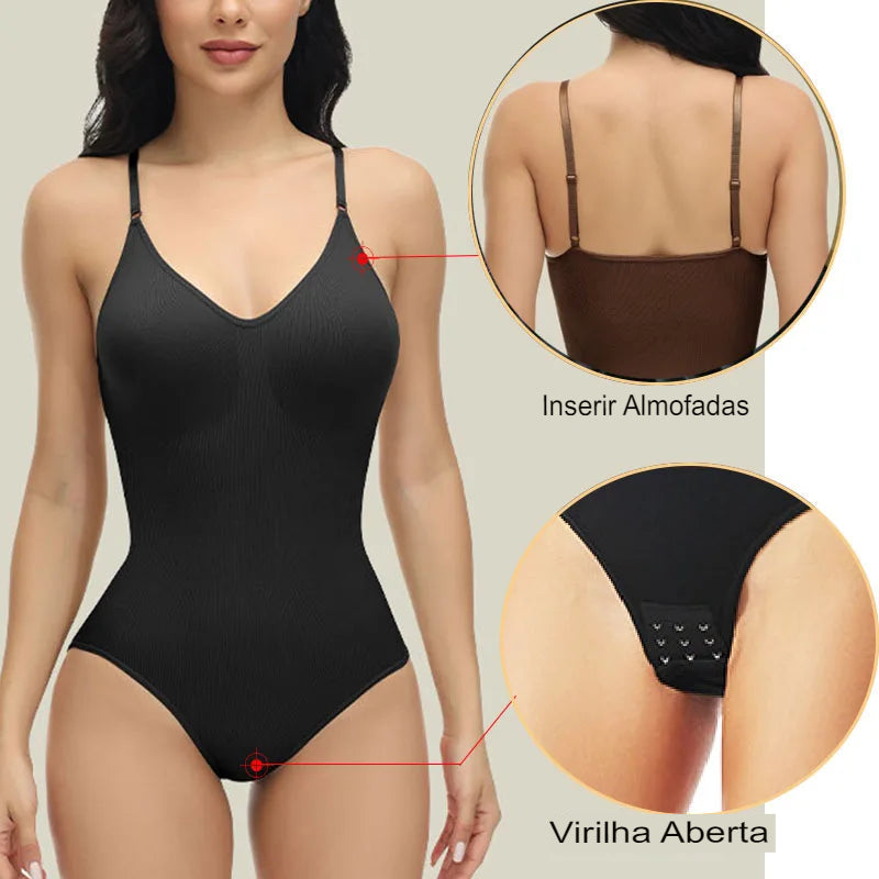 Body Modelador de Corpo com Compressão - WaistSculpt