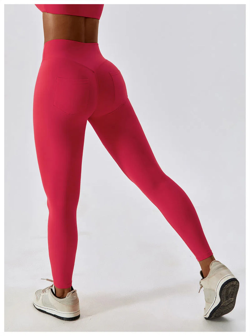 Legging Tonificante, Cintura Alta e Bolsos Traseiros - Elevate Curve